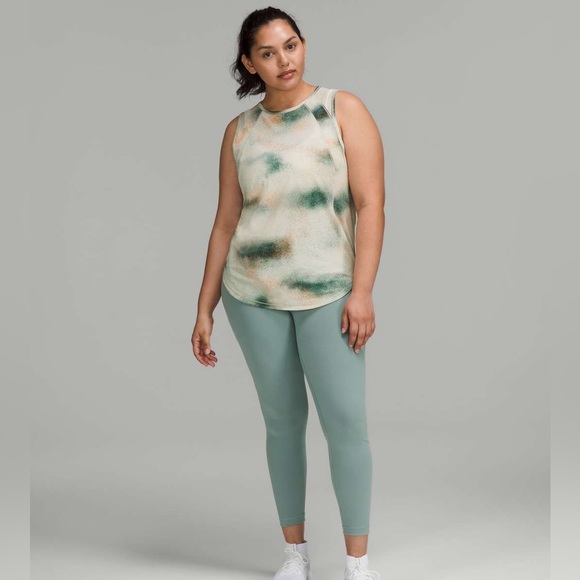 Lululemon - Sculpt Mesh Tank Top in Spray Camo Silvery Blue Multi - Picture 13 of 13